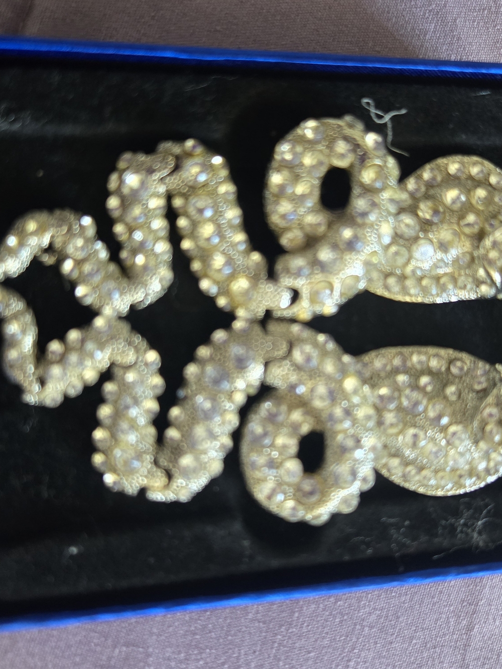 Gold-Tone Crystal  Women Accessories